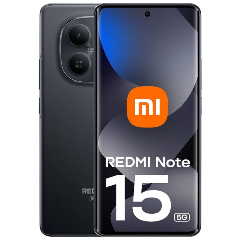 Xiaomi Redmi Note 15 5G 12GB/512GB Negro 6,77 pulgadas OLED 120Hz 108MP 5800mAh 45W NFC
