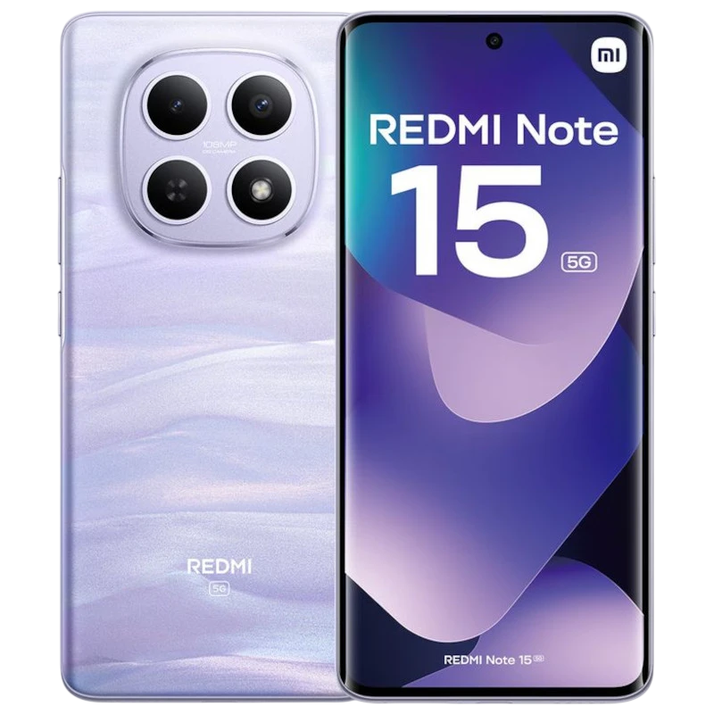 Xiaomi Redmi Note 15 5G 8GB/256GB Púrpura 6,77 pulgadas OLED 120Hz 108MP 5800mAh 45W NFC