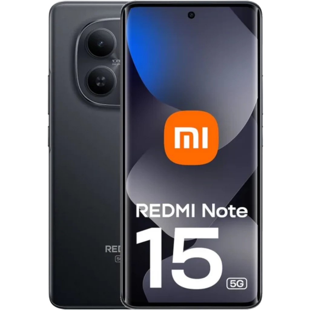 Xiaomi Redmi Note 15 5G 8GB/512GB Negro 6,77 pulgadas OLED 120Hz 108MP 5800mAh 45W NFC