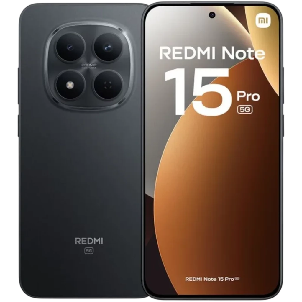 Xiaomi Redmi Note 15 Pro 5G 8GB/256GB Negro 6,83 pulgadas AMOLED 120Hz 200MP 6580mAh 45W NFC