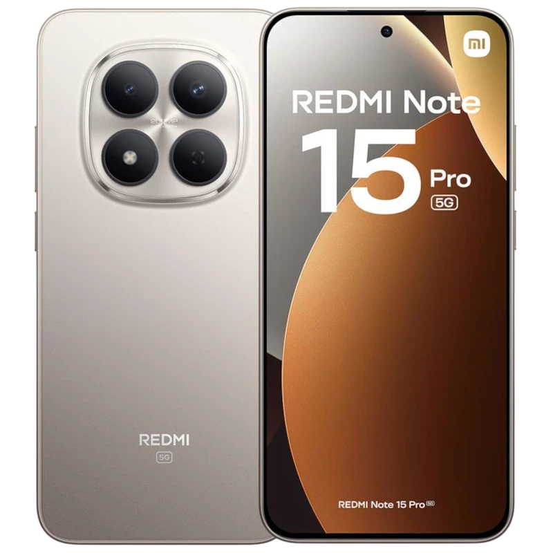 Xiaomi Redmi Note 15 Pro 5G 8GB/256GB Titanio 6,83 pulgadas AMOLED 120Hz 200MP 6580mAh 45W NFC