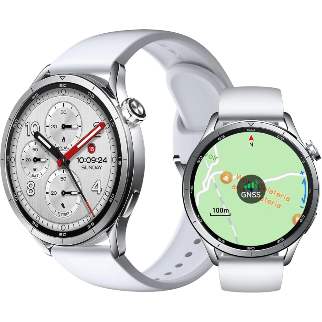 Xiaomi Watch S5 46 mm Plata 1,48 pulgadas AMOLED GPS doble banda NFC 21 días +150 deportes 5ATM