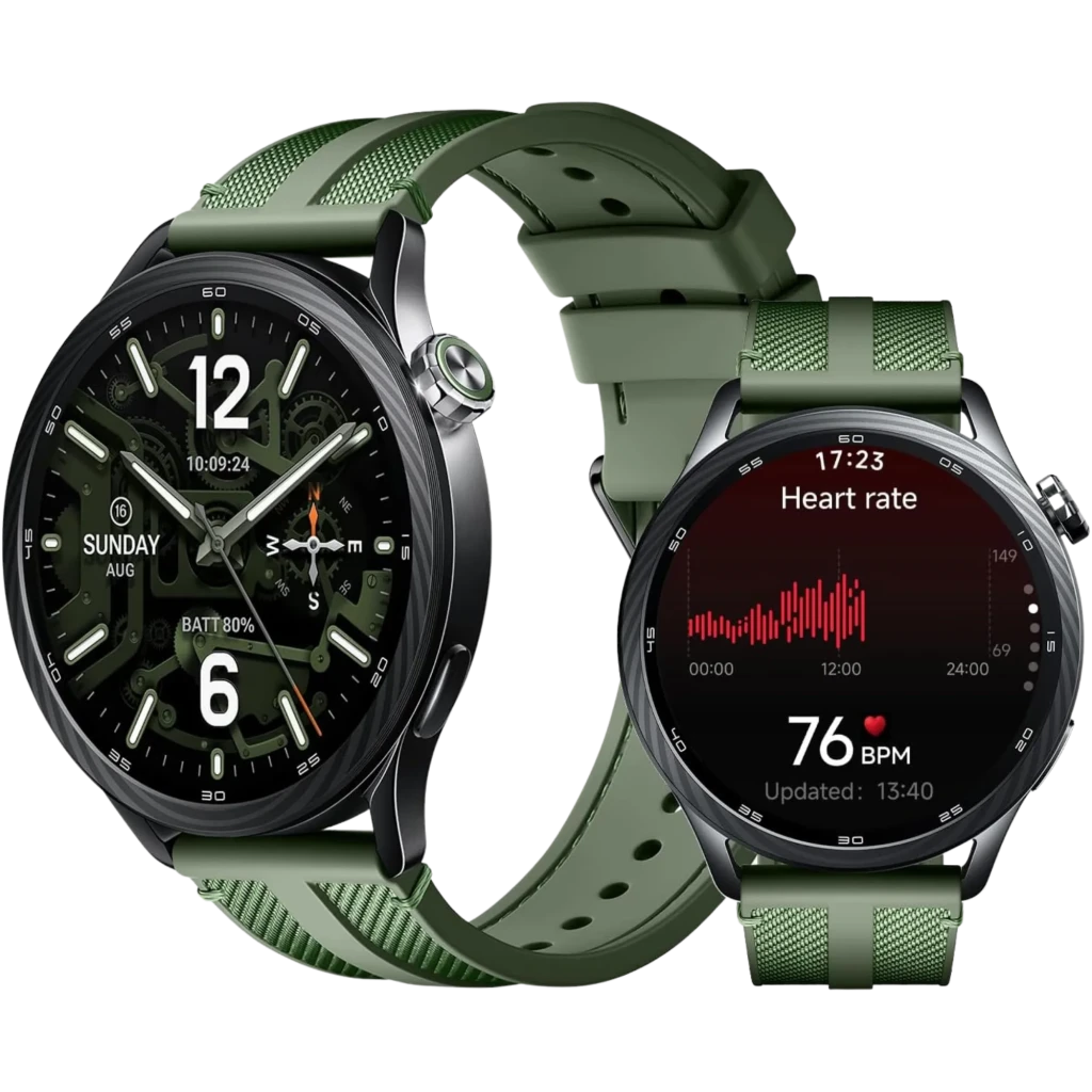 Xiaomi Watch S5 46 mm Verde Jungla 1,48 pulgadas AMOLED GPS doble banda NFC 21 días +150 deportes 5ATM