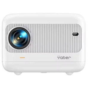 Yaber L1 LCD HD con WiFi y Bluetooth para Móvil Enfoque eléctrico Blanco LED Proyector portátil mini