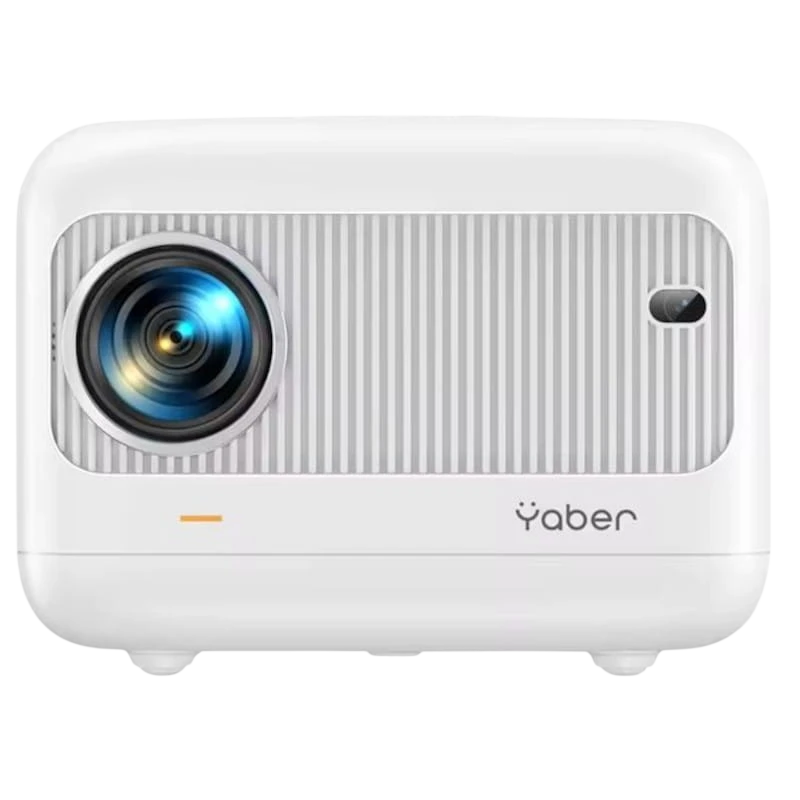 Yaber L1 LCD HD con WiFi y Bluetooth para Móvil Enfoque eléctrico Blanco LED Proyector portátil mini