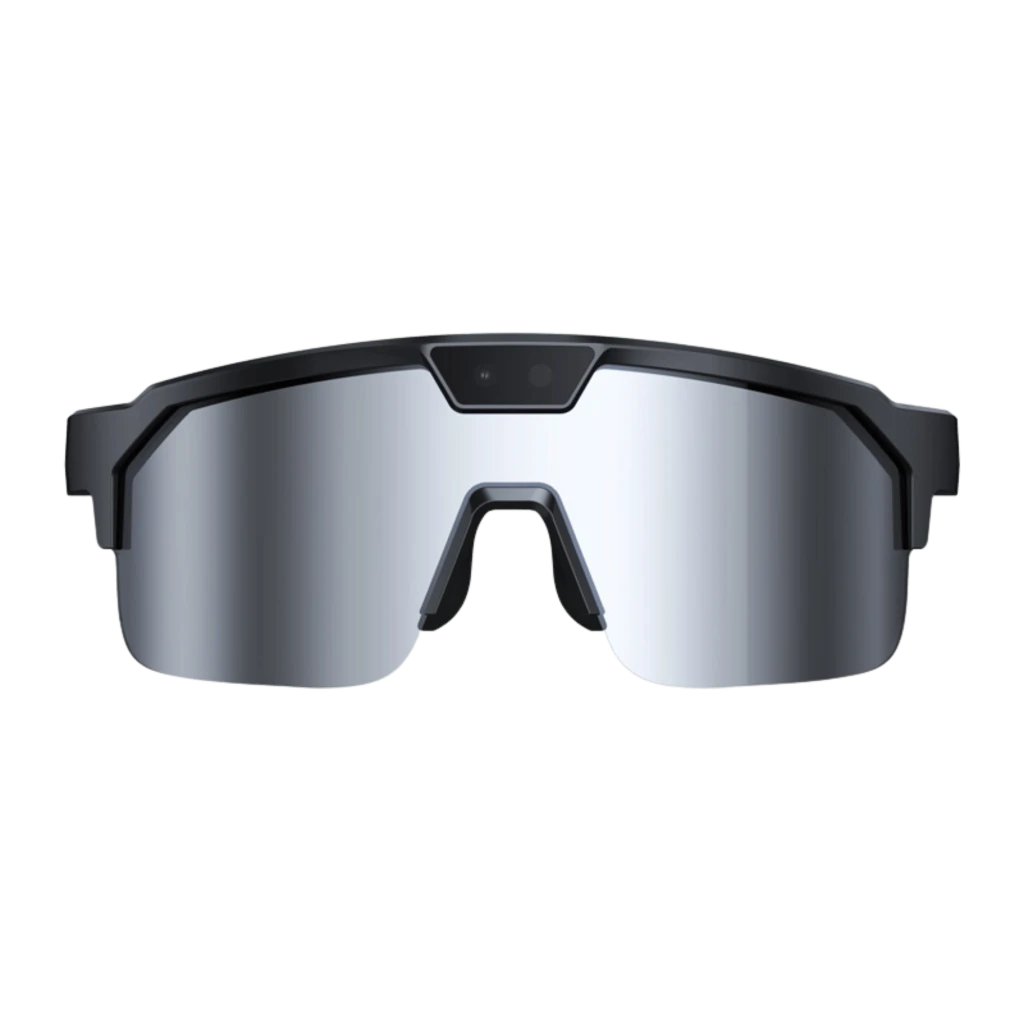 Zeblaze Q01 AI Sports Sunglasses Plata 8MP WiFi Bluetooth Gafas inteligentes