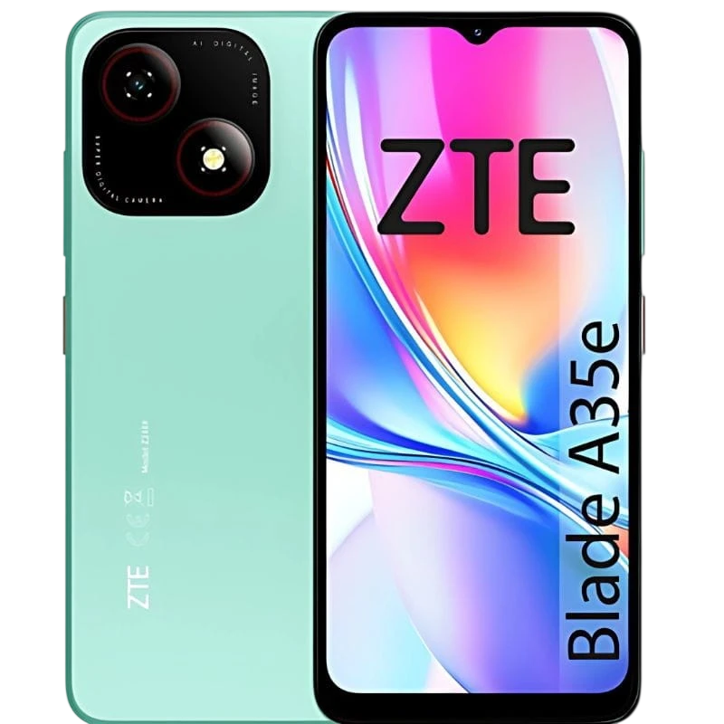 ZTE Blade A35E 2GB/64GB Verde 6,52 pulgadas IPS 90Hz 8MP 5000mAh